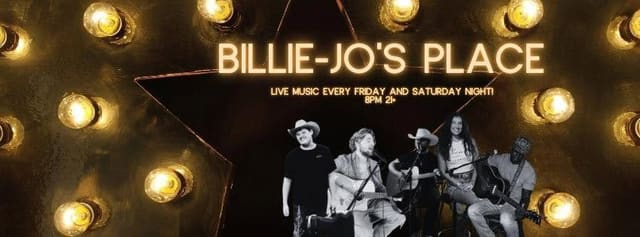 Billie-Jo's Music Room live music banner